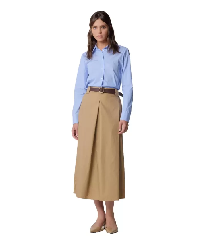 Completo Donna in cotone con gonna unga P25PAB5799ABUN0000 MAGEL|KOKKA Completo Donna in cotone con gonna unga P25PAB5799ABUN0000 MAGEL|KOKKA