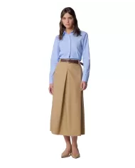 Completo Donna in cotone con gonna unga P25PAB5799ABUN0000 MAGEL|KOKKA