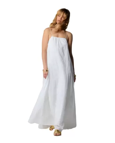 Abito Donna bianco in cotone P25PAB5858ABUN0000 AMBREE |KOKKA Abito Donna bianco in cotone P25PAB5858ABUN0000 AMBREE |KOKKA