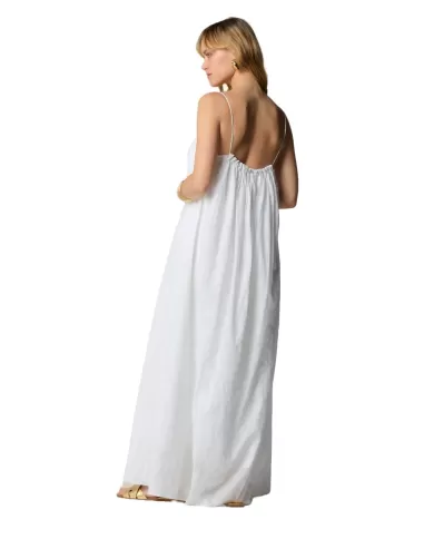 Abito Donna bianco in cotone P25PAB5858ABUN0000 AMBREE |KOKKA Abito Donna bianco in cotone P25PAB5858ABUN0000 AMBREE |KOKKA