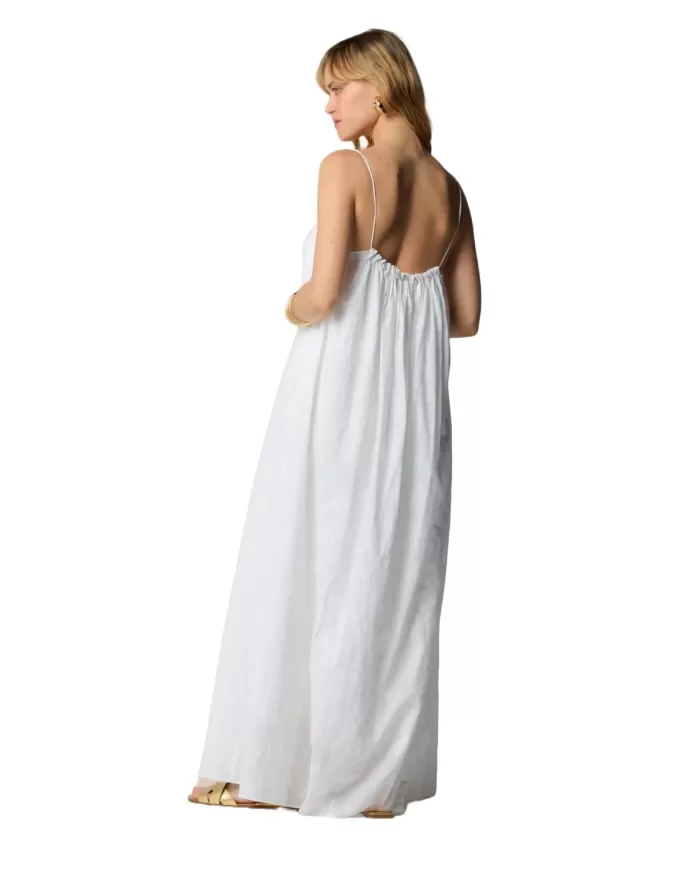 Abito Donna bianco in cotone P25PAB5858ABUN0000 AMBREE |KOKKA Abito Donna bianco in cotone P25PAB5858ABUN0000 AMBREE |KOKKA