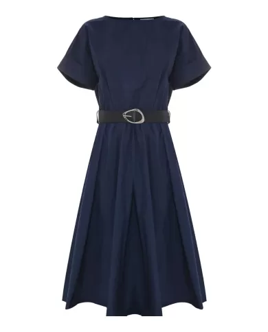 Abito Donna blu in cotone P25PAB5923ABUN0000 ODIN |KOKKA Abito Donna blu in cotone P25PAB5923ABUN0000 ODIN |KOKKA