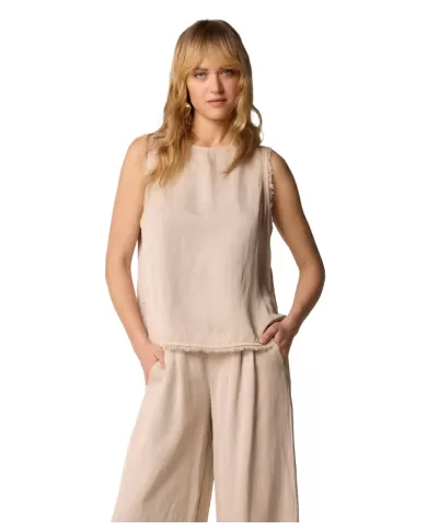 Blusa Donna color corda P25PBL5938ABUN0000 JEANINE|KOKKA Blusa Donna color corda P25PBL5938ABUN0000 JEANINE|KOKKA