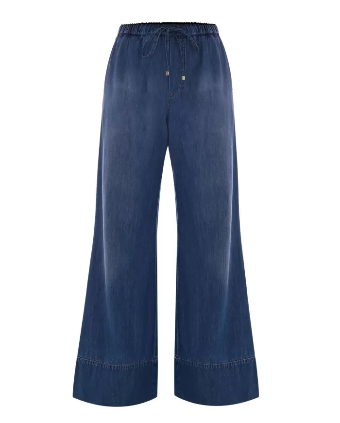Pantaloni Donna denim stile palazzo P25PPF5646ABUN3387 ALVES|KOKKA Pantaloni Donna denim stile palazzo P25PPF5646ABUN3387 ALVES|KOKKA
