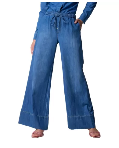 Pantaloni Donna denim stile palazzo P25PPF5646ABUN3387 ALVES|KOKKA Pantaloni Donna denim stile palazzo P25PPF5646ABUN3387 ALVES|KOKKA