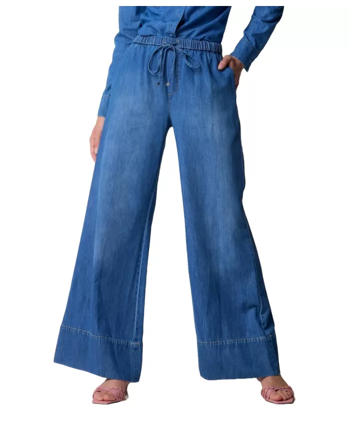Pantaloni Donna denim stile palazzo P25PPF5646ABUN3387 ALVES|KOKKA Pantaloni Donna denim stile palazzo P25PPF5646ABUN3387 ALVES|KOKKA