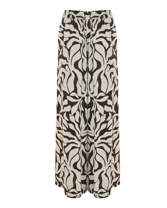 Pantaloni Donna marrone a fantasia P25PPF5894ABFA0000 ELENNYS|KOKKA Pantaloni Donna marrone a fantasia P25PPF5894ABFA0000 ELENNYS|KOKKA