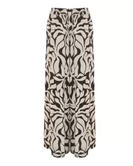 Pantaloni Donna marrone a fantasia P25PPF5894ABFA0000 ELENNYS|KOKKA Pantaloni Donna marrone a fantasia P25PPF5894ABFA0000 ELENNYS|KOKKA