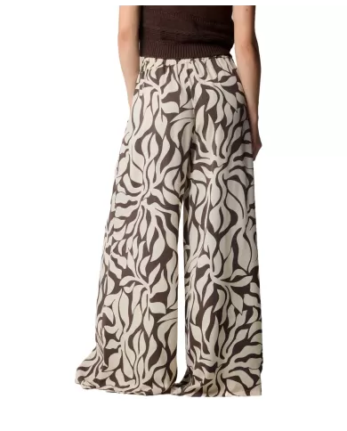 Pantaloni Donna marrone a fantasia P25PPF5894ABFA0000 ELENNYS|KOKKA Pantaloni Donna marrone a fantasia P25PPF5894ABFA0000 ELENNYS|KOKKA