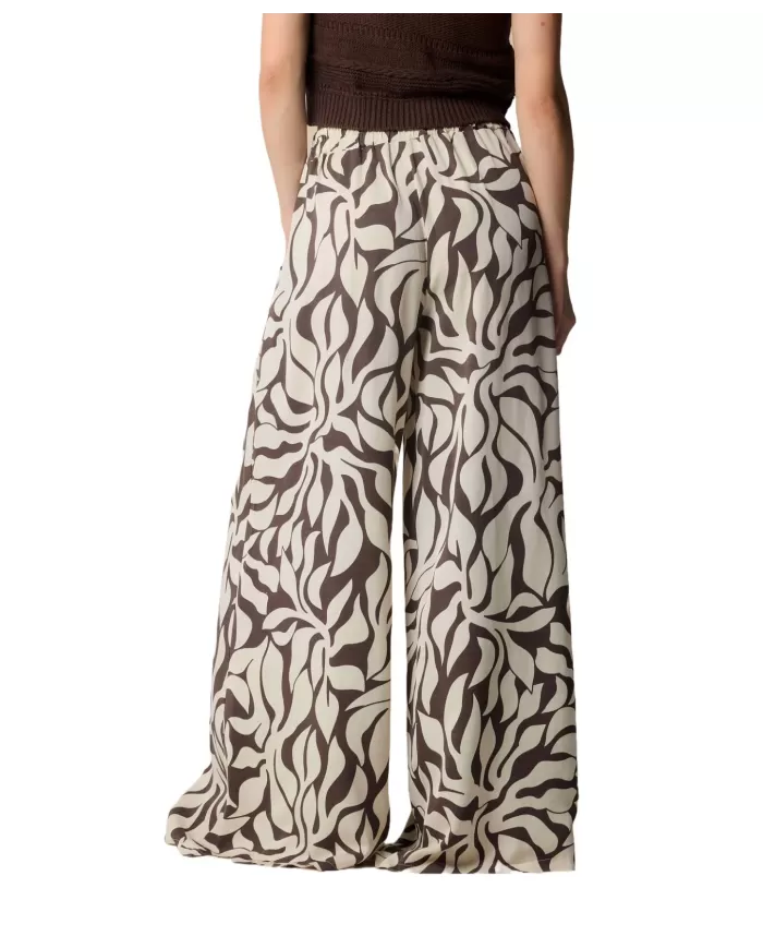 Pantaloni Donna marrone a fantasia P25PPF5894ABFA0000 ELENNYS|KOKKA Pantaloni Donna marrone a fantasia P25PPF5894ABFA0000 ELENNYS|KOKKA