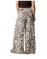 Pantaloni Donna marrone a fantasia P25PPF5894ABFA0000 ELENNYS|KOKKA Pantaloni Donna marrone a fantasia P25PPF5894ABFA0000 ELENNYS|KOKKA