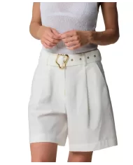 Short Donna bianca P25PSH5816ABUN3382 DAHLIL|KOKKA