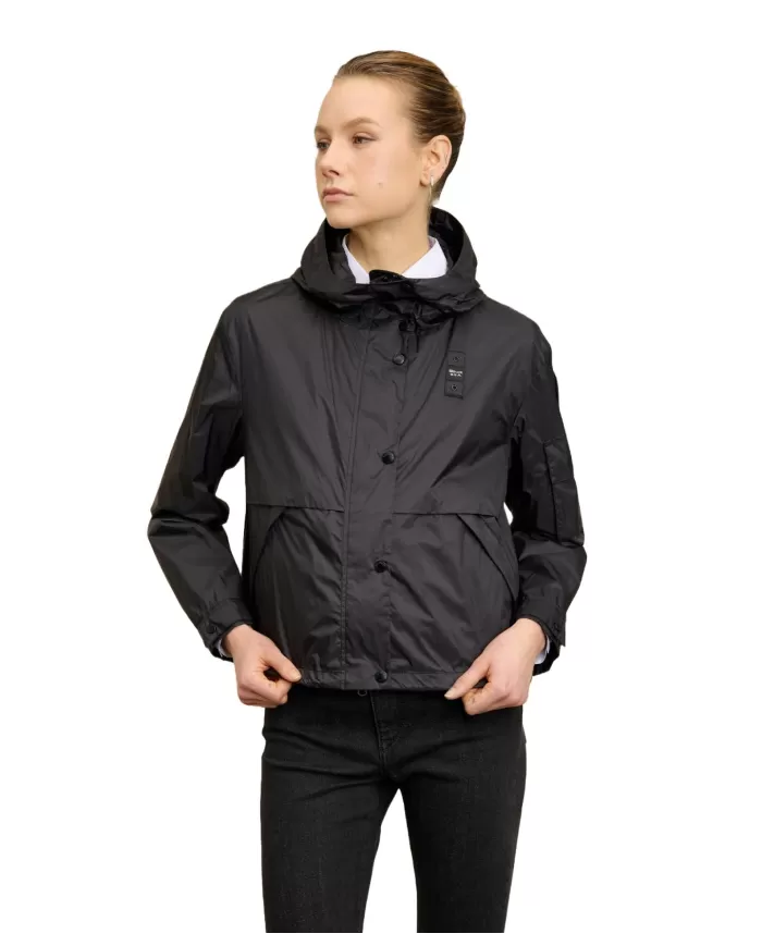 Giacca Donna nera con cappuccio 25SBLDC01358 007101|BLAUER Giacca Donna nera con cappuccio 25SBLDC01358 007101|BLAUER
