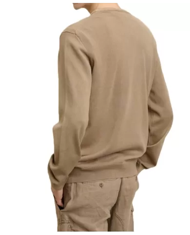 Felpa Uomo beige in cotone 25SBLUM01476 006233 |BLAUER Felpa Uomo beige in cotone 25SBLUM01476 006233 |BLAUER