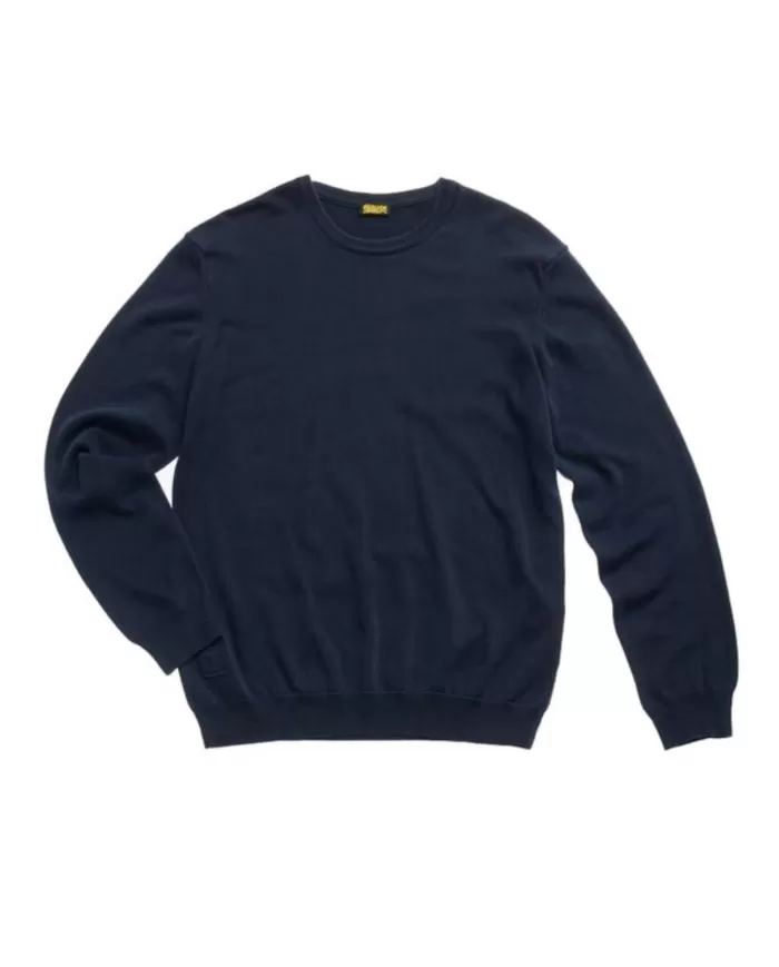Felpa Uomo blu in cotone 25SBLUM01476 006233|BLAUER Felpa Uomo blu in cotone 25SBLUM01476 006233|BLAUER