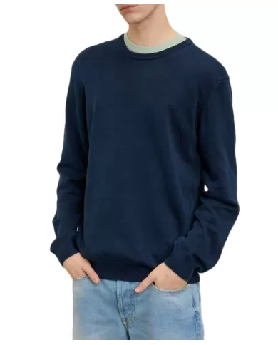Felpa Uomo blu in cotone 25SBLUM01476 006233|BLAUER Felpa Uomo blu in cotone 25SBLUM01476 006233|BLAUER