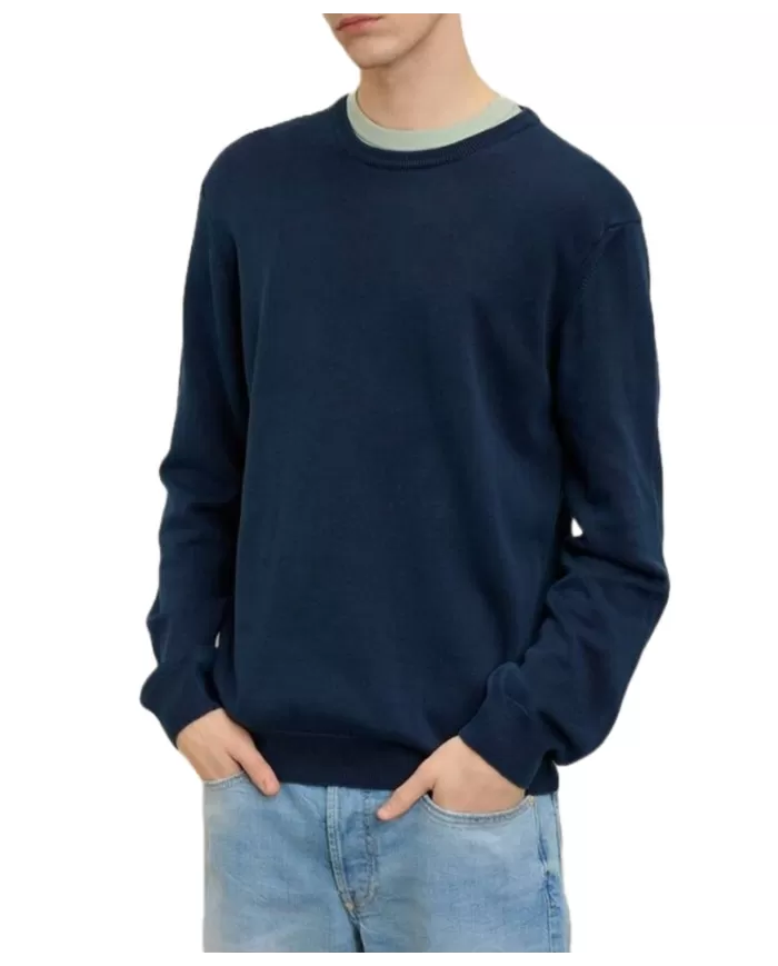 Felpa Uomo blu in cotone 25SBLUM01476 006233|BLAUER Felpa Uomo blu in cotone 25SBLUM01476 006233|BLAUER