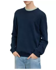 Felpa Uomo blu in cotone 25SBLUM01476 006233|BLAUER Felpa Uomo blu in cotone 25SBLUM01476 006233|BLAUER