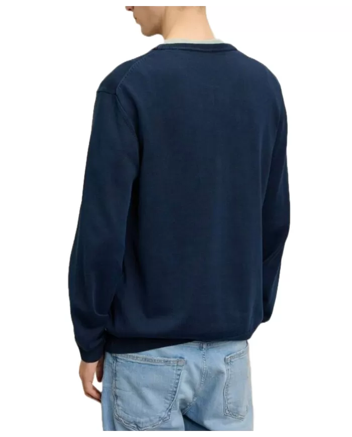 Felpa Uomo blu in cotone 25SBLUM01476 006233|BLAUER Felpa Uomo blu in cotone 25SBLUM01476 006233|BLAUER