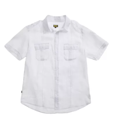 Camicia Uomo bianca di cotone m/c 25SBLUS02336 007137|BLAUER Camicia Uomo bianca di cotone m/c 25SBLUS02336 007137|BLAUER