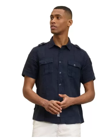 Camicia Uomo blu in cotone m/c 25SBLUS02336 007137 |BLAUER Camicia Uomo blu in cotone m/c 25SBLUS02336 007137 |BLAUER