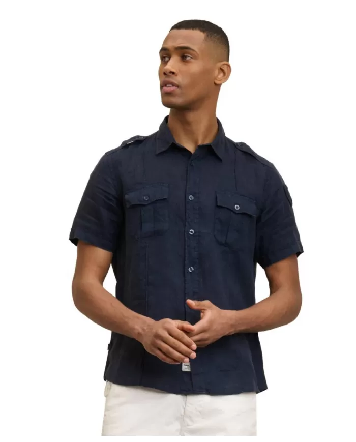 Camicia Uomo blu in cotone m/c 25SBLUS02336 007137 |BLAUER Camicia Uomo blu in cotone m/c 25SBLUS02336 007137 |BLAUER