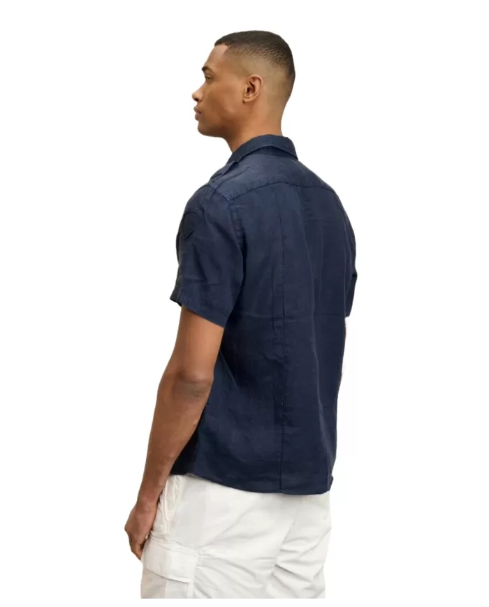 Camicia Uomo blu in cotone m/c 25SBLUS02336 007137 |BLAUER Camicia Uomo blu in cotone m/c 25SBLUS02336 007137 |BLAUER