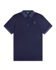 Polo Uomo blu in cotone 25SBLUT02346 007132|BLAUER Polo Uomo blu in cotone 25SBLUT02346 007132|BLAUER