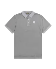Polo Uomo grigio chiaro in cotone 25SBLUT02346 007132|BLAUER