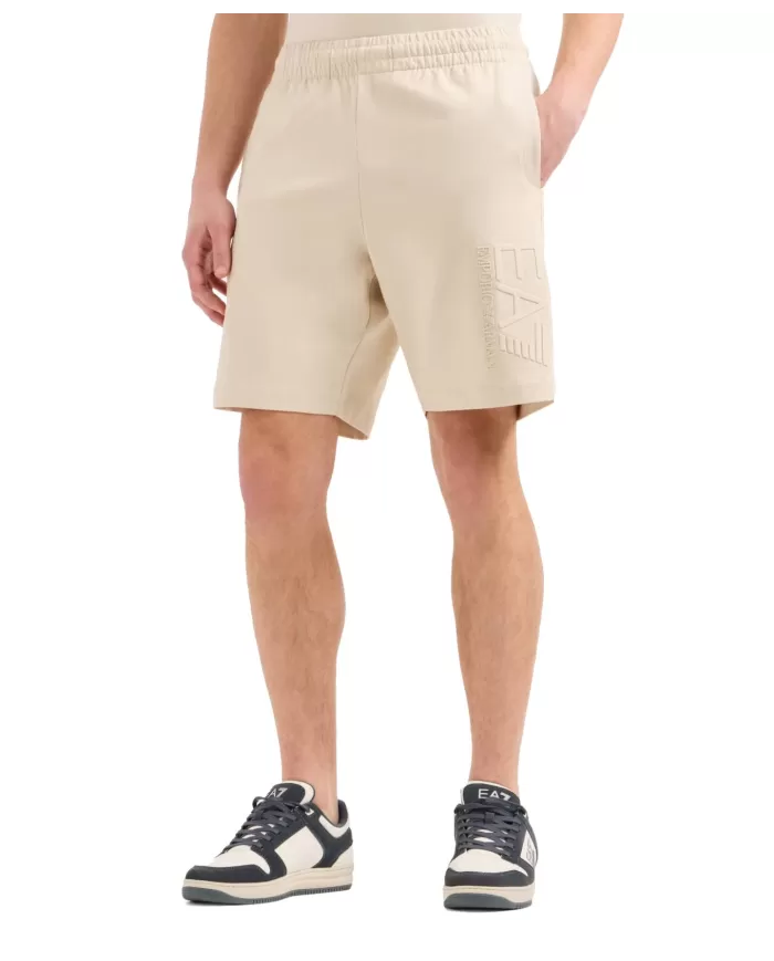 Bermuda Uomo panna in cotone 7M000232 AF13512|EA7 Bermuda Uomo panna in cotone 7M000232 AF13512|EA7