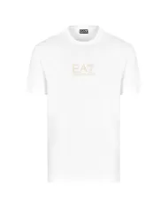 T-shirt Uomo bianca in jersey con stampa 7M000301 AF13739|EA7 T-shirt Uomo bianca in jersey con stampa 7M000301 AF13739|EA7