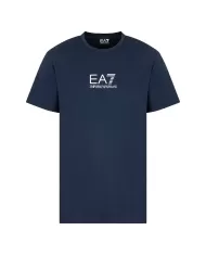 T-shirt Uomo blu in jersey con stampa 7M000301 AF13739|EA7 T-shirt Uomo blu in jersey con stampa 7M000301 AF13739|EA7