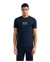 T-shirt Uomo blu in jersey con stampa 7M000301 AF13739|EA7 T-shirt Uomo blu in jersey con stampa 7M000301 AF13739|EA7