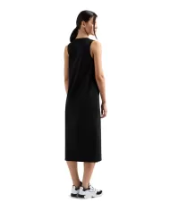 Abito Donna nero lungo in cotone 7W000180 AF12484|EA7 Abito Donna nero lungo in cotone 7W000180 AF12484|EA7