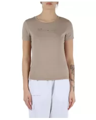 T-shirt Donna beige con stampa 7W000274 AF12945|EA7 T-shirt Donna beige con stampa 7W000274 AF12945|EA7