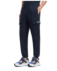 Pantaloni Uomo blu in cotone gym 8NPP67 PJVRZ|EA7 Pantaloni Uomo blu in cotone gym 8NPP67 PJVRZ|EA7