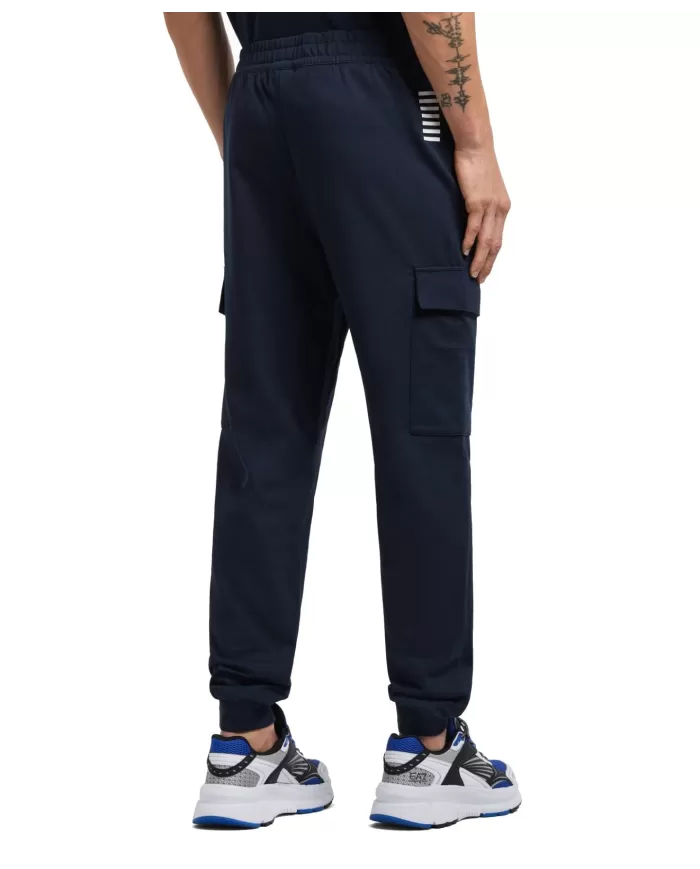 Pantaloni Uomo blu in cotone gym 8NPP67 PJVRZ|EA7 Pantaloni Uomo blu in cotone gym 8NPP67 PJVRZ|EA7