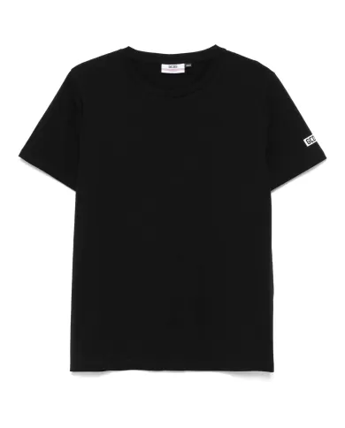 T-shirt Uomo nera in cotone A2EM2300UW1 |GCDS Essential
