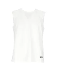 Canotta Uomo bianca in cotone A2EM2800UW1|GCDS Essential Canotta Uomo bianca in cotone A2EM2800UW1|GCDS Essential