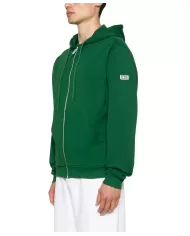 Felpa Uomo verde in cotone con zip B1EM2000UW0 |GCDS Essential