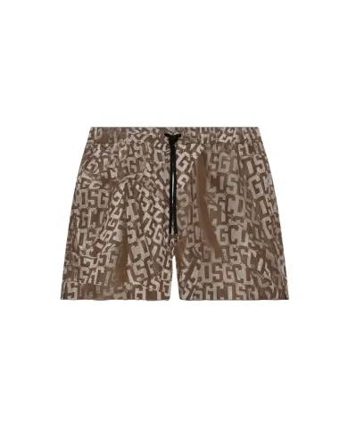 Boxer mare Uomo tobacco logato B1EM3901AW2|GCDS Essential