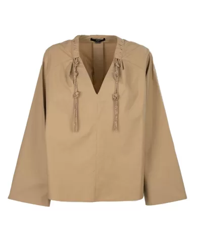 Camicia Donna beige in cotone CA1451 220654|SEVENTY 19.70 Camicia Donna beige in cotone CA1451 220654|SEVENTY 19.70