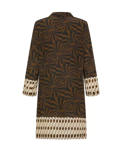 Cappotto Donna motivo etnico foglie CP0554 70 450261|SEVENTY 19.70 Cappotto Donna motivo etnico foglie CP0554 70 450261|SEVENTY 19.70