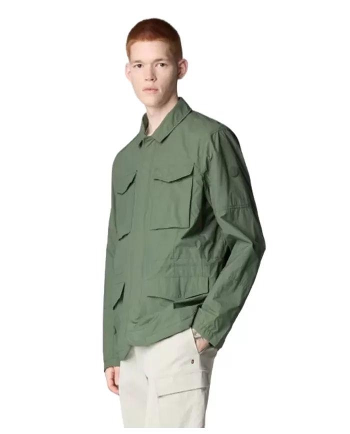 Giacca Uomo verde militare con tasconi D32131M COFY20 KEMP|SAVE THE DUCK Giacca Uomo verde militare con tasconi D32131M COFY20 KEMP|SAVE THE DUCK