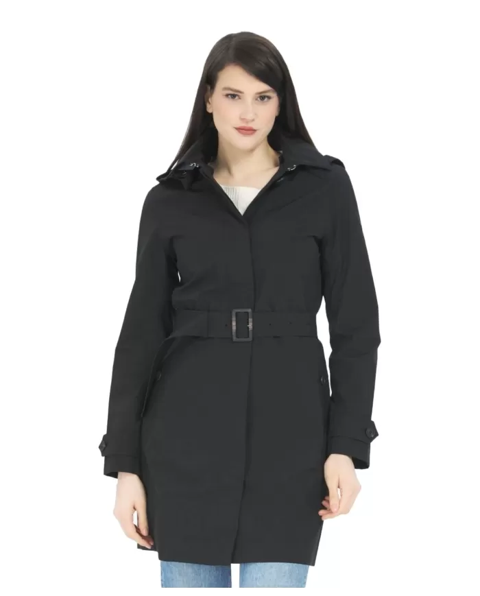 Trench Donna nero D42151W GRIN20 JAKIE|SAVE THE DUCK Trench Donna nero D42151W GRIN20 JAKIE|SAVE THE DUCK