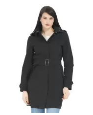 Trench Donna nero D42151W GRIN20 JAKIE|SAVE THE DUCK