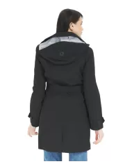 Trench Donna nero D42151W GRIN20 JAKIE|SAVE THE DUCK