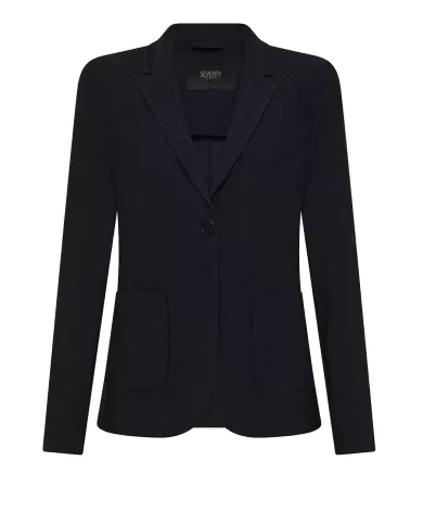 Giacca Donna blu stile blazer GI0173 70 500021 |SEVENTY 19.70 Giacca Donna blu stile blazer GI0173 70 500021 |SEVENTY 19.70