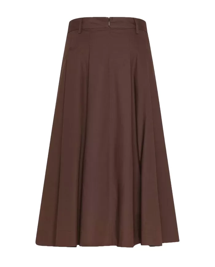 Gonna Donna marrone in cotone GO0748 220654|SEVENTY 19.70 Gonna Donna marrone in cotone GO0748 220654|SEVENTY 19.70