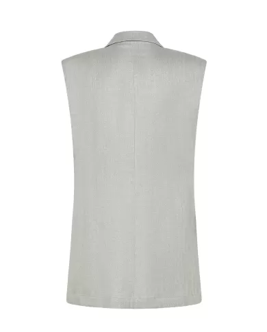 Gilet Donna argento lurex GT0120 320068|SEVENTY 19.70 Gilet Donna argento lurex GT0120 320068|SEVENTY 19.70